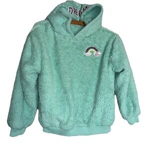 Betsey Johnson Kids Girls Sherpa hooded jacket Coat‎ Sweatshirt Approx Small/4/5